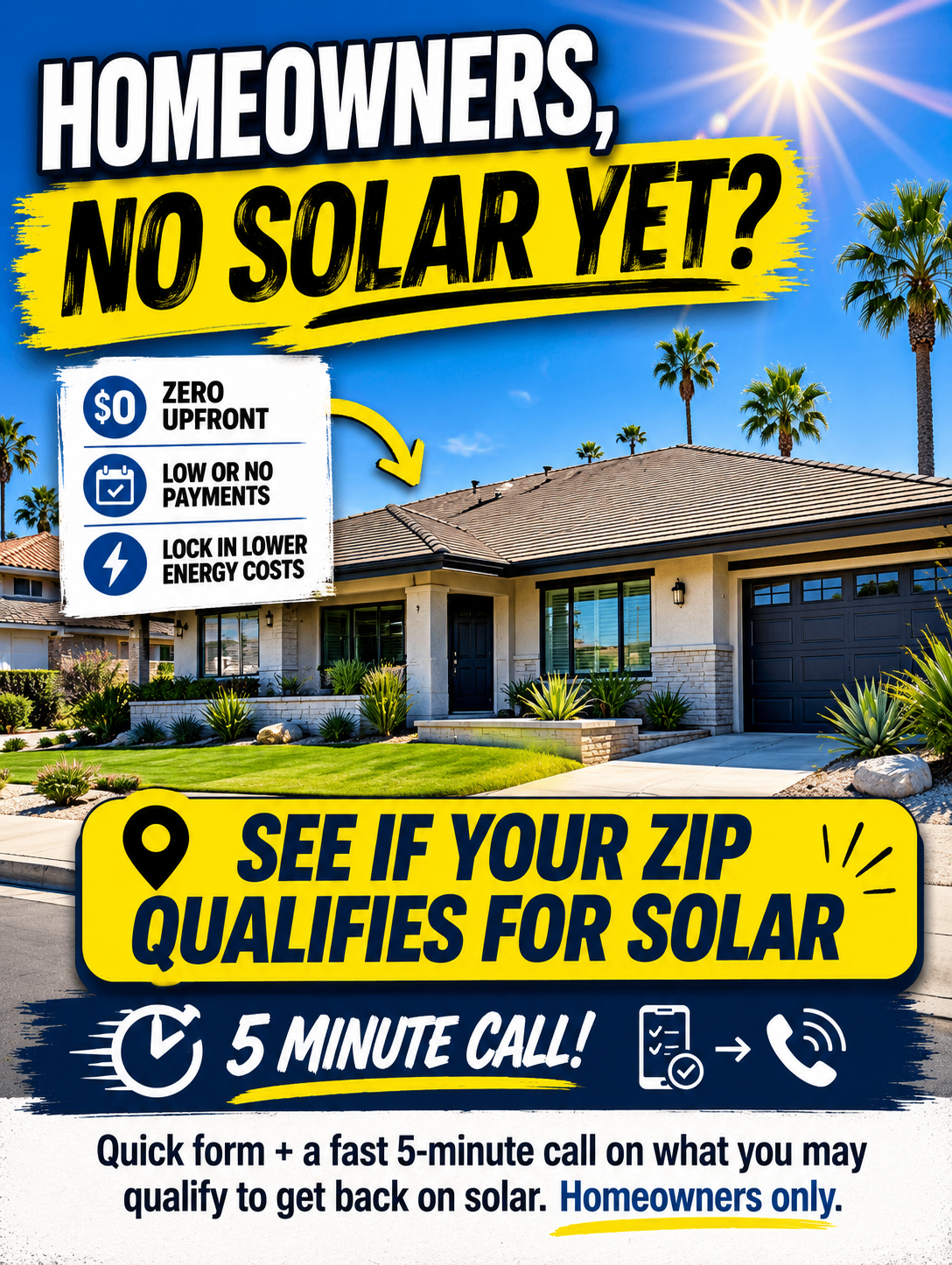 LeadPower solar ad 08: No Solar Yet? Qualify for Solar.