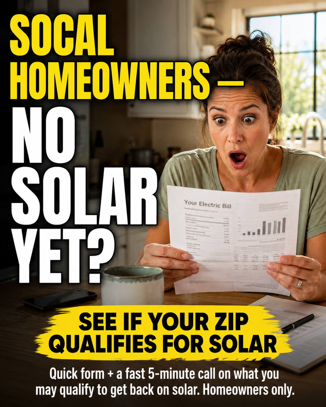 LeadPower solar ad 04: SoCal Homeowners — No Solar Yet?